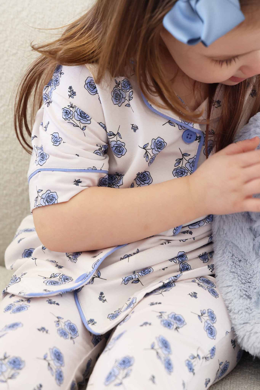 Girl's Two Piece Flare Lounge Set | Sapphire Garden