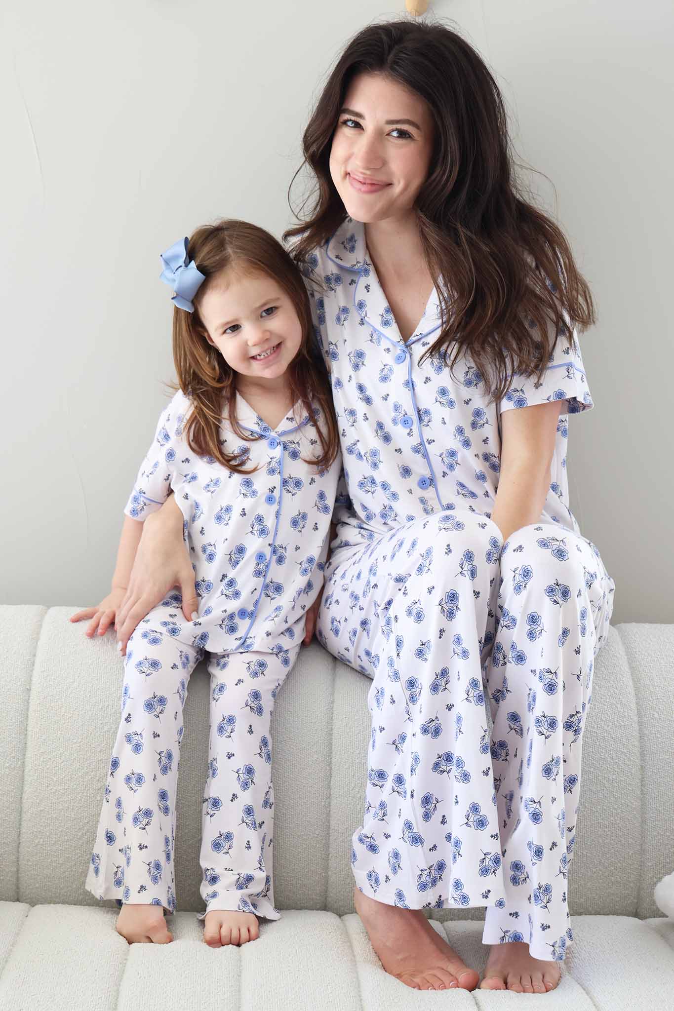 Women's Two Piece Flare Lounge Set | Sapphire Garden
