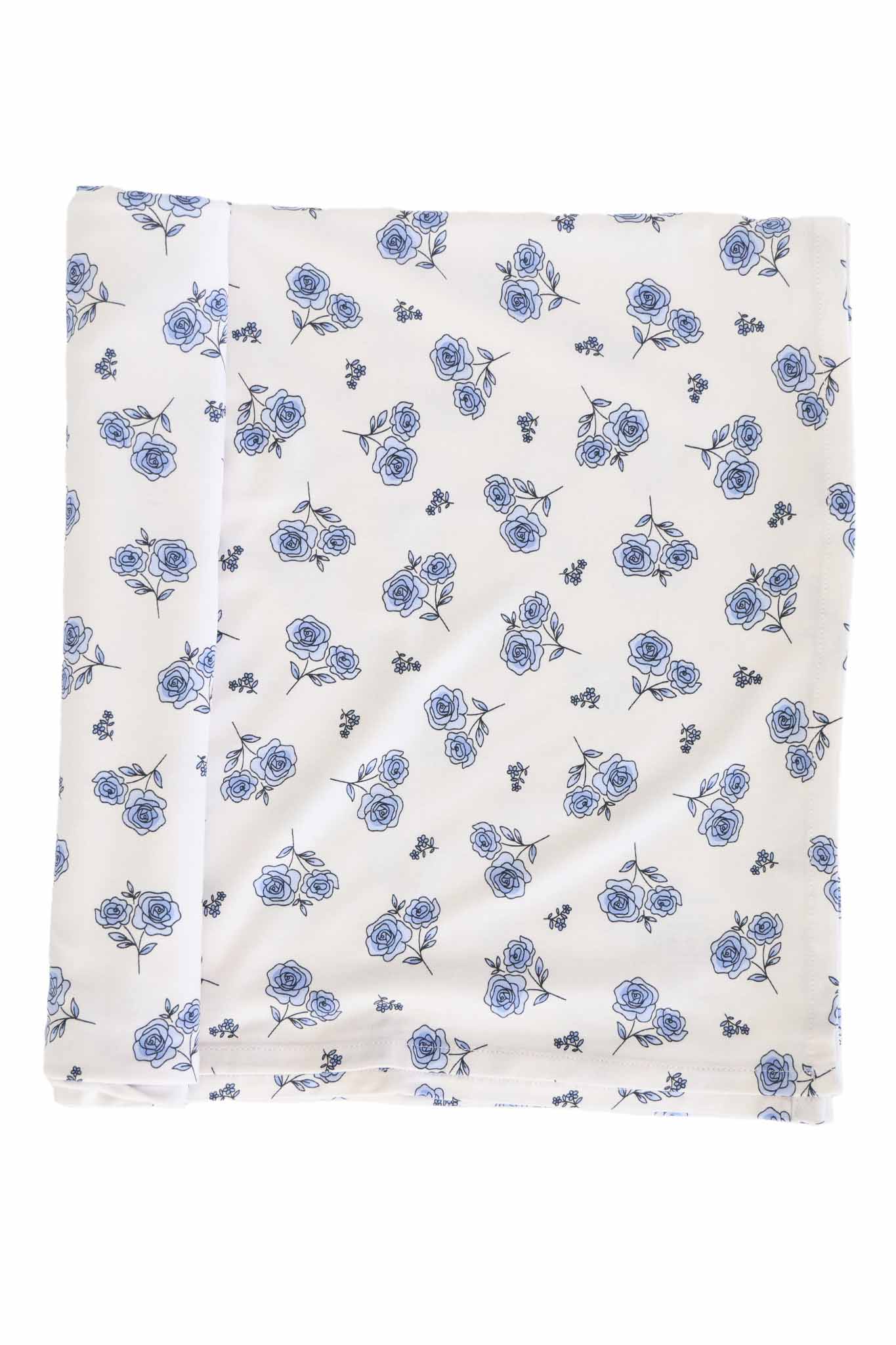Sapphire Garden Oversized Swaddle Blanket